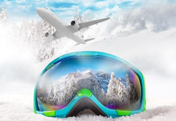 България Еър предлага безплатен превоз на ски или сноуборд