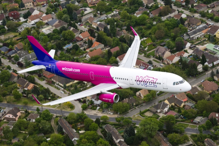 Wizz Air осъществи първи зелен полет между Букурещ и Лион