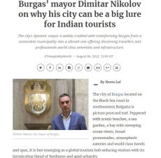 Кметът Николов рекламира Бургас пред индийския туристически пазар