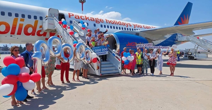 Летище Бургас посрещна днес пътник номер 1 000 000