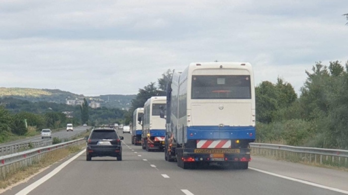 Първите пет електробуса от Китай пристигнаха във Варна