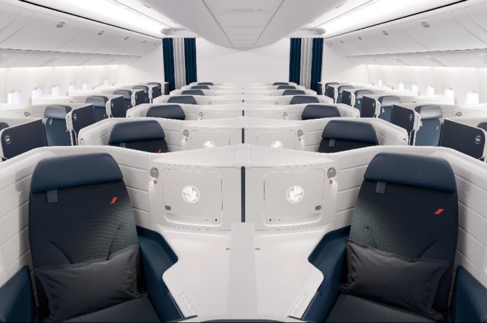 Air France представи новите си самолетни кабини