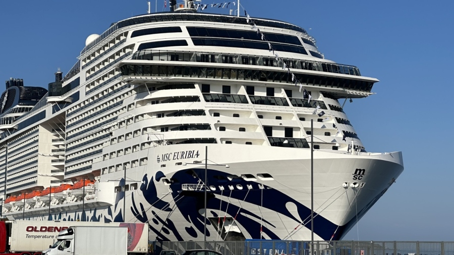Круизната компания MSC пусна новия си кораб Euribia