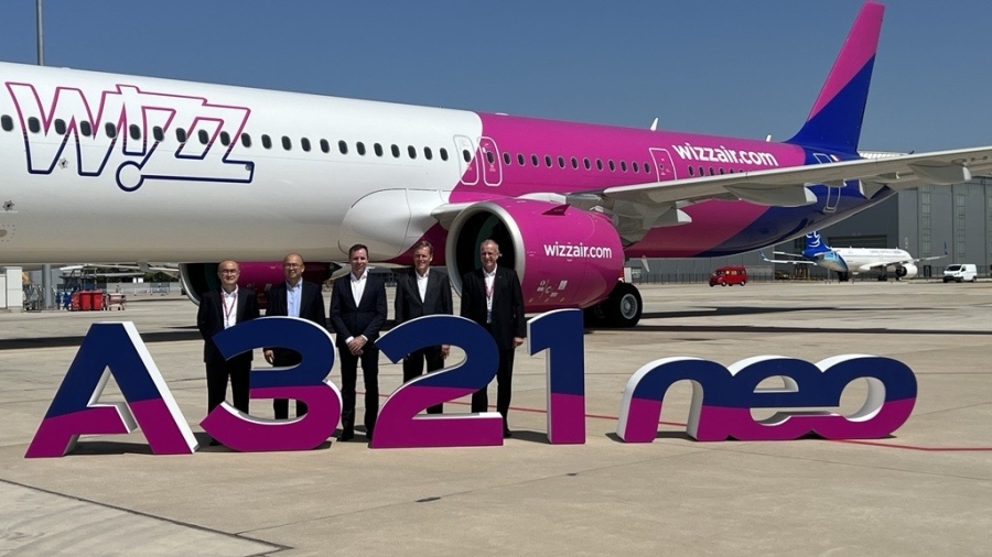Wizz Air получи първия Airbus А321neo от Китай