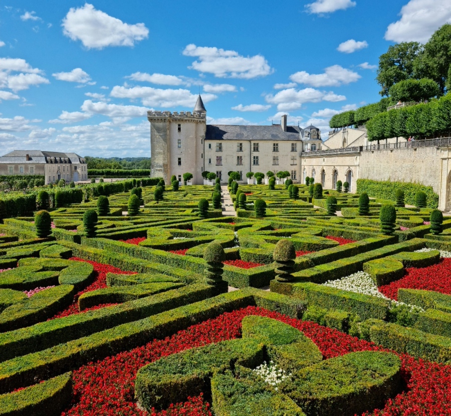 Замъкът Виландри във Франция е с изключително красиви градини