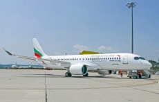 България Еър осъществи първи полет с новия Airbus A220 с пътници до Варна