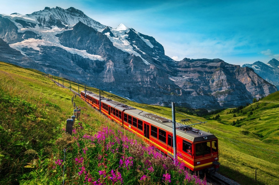 Къде в Европа се пътува най-много с влак?