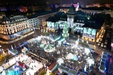 Коледната елха в Крайова в Румъния е най-красивата в Европа 