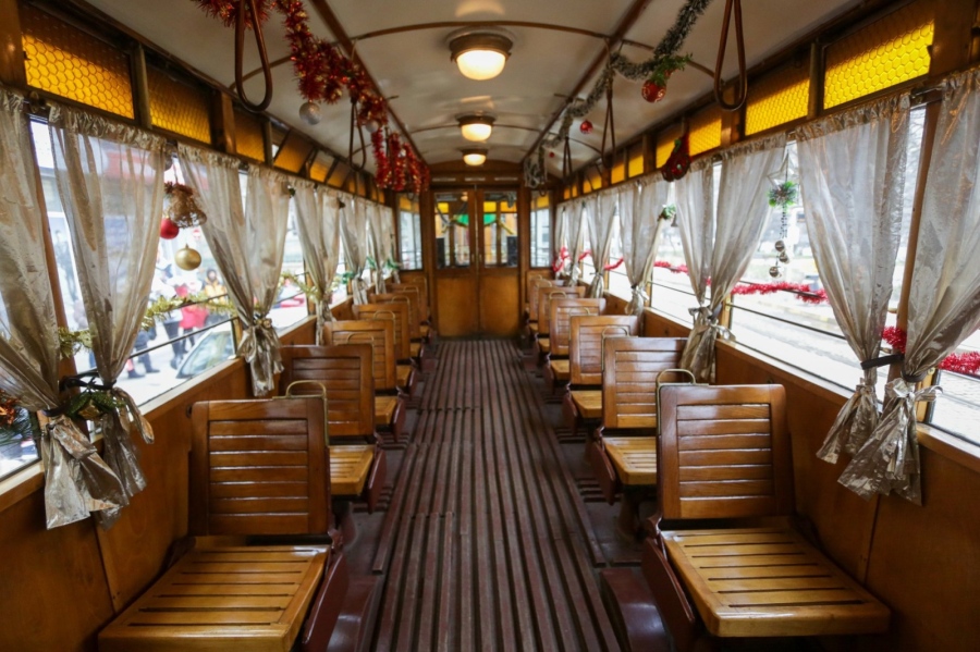 Коледен ретро трамвай ще се движи в София от днес