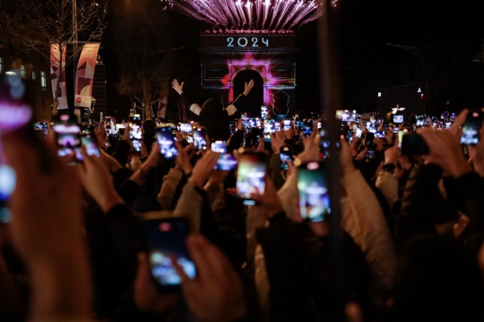 Новогодишното тържество в Париж премина под знака на предстоящата олимпиада
