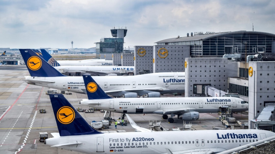 Lufthansa отменя полети на средни разстояния