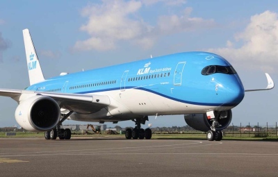 Първият Airbus A350 на KLM пристигна на летище Схипхол